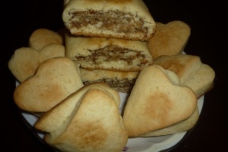 Фото к рецепту: Печенье, рулеты с ореховой начинкой