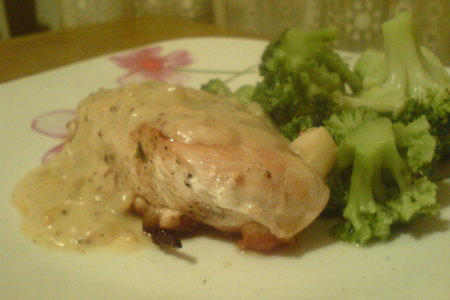 Фото к рецепту: Куриное филе в горчичном соусе