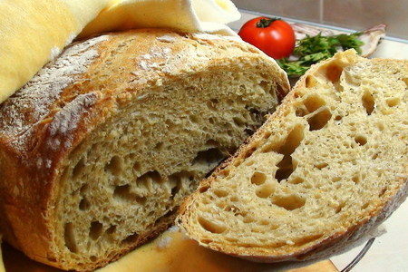 Домашний хлеб - с дрожжевым тестом