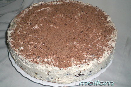 Фото к рецепту: Творожный торт с черносливом