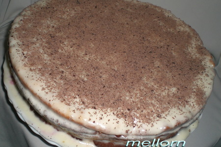 Фото к рецепту: Творожно-ягодный торт