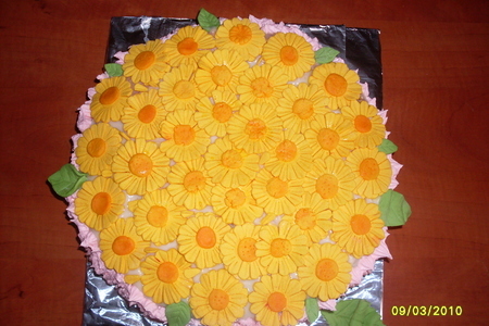 Торт "цветы для мамы"