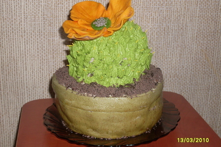 Фото к рецепту: Торт "цветочный бум"