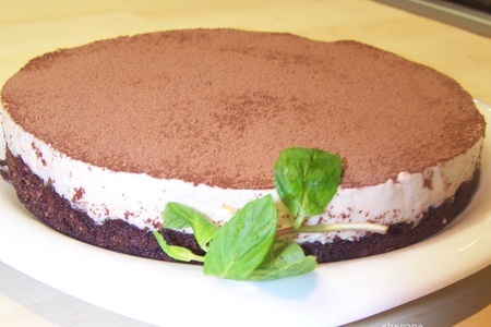 Фото к рецепту: Шоколадно - йогуртовый торт