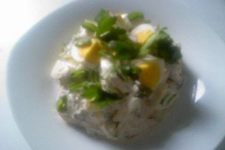 Фото к рецепту: Весенний яичный салат.