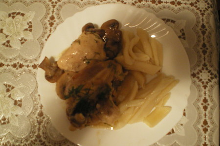 Фото к рецепту: Курица в сливочном соусе