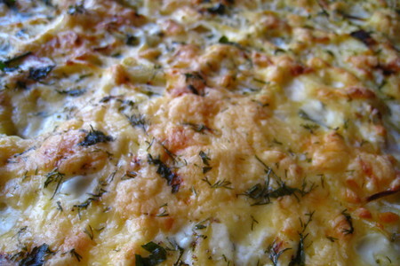 Фото к рецепту: Белуга запеченная под сырной корочкой