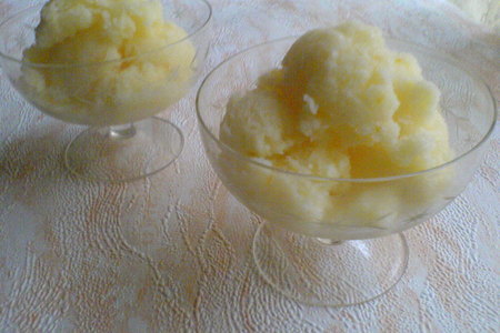 Цитрусовое молочное мороженое