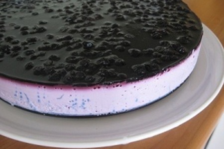 Фото к рецепту: Черничный торт