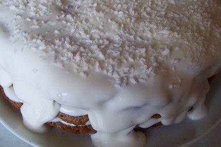 Фото к рецепту: Торт овсяной "без заморочек"