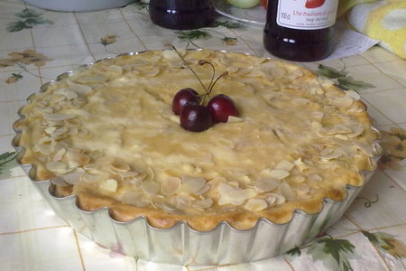 Фото к рецепту: Творожный чиз-кейк "яблонька"
