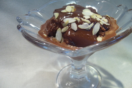 Фото к рецепту: Шоколадное сорбе “лед и пламя”