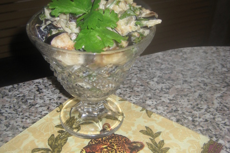 Фото к рецепту: Салат из баклажанов.