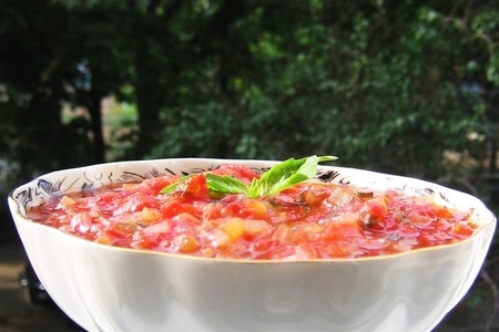 Фото к рецепту: Соус томатный ( кетчуп домашний).