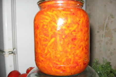 Фото к рецепту: Морковная  заправка-салат