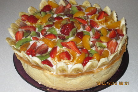 Фото к рецепту: Торт"фруктовая радость"