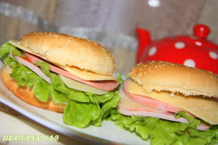 Фото к рецепту: Сэндвич "скорость"...как его готовят настоящие мужики!