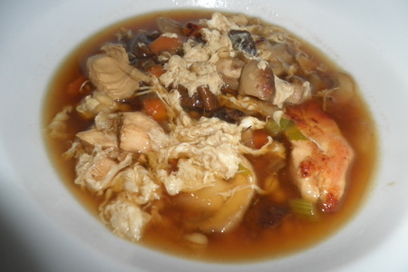 Фото к рецепту: Грибной суп. зимний. вкусный. насыщенный.