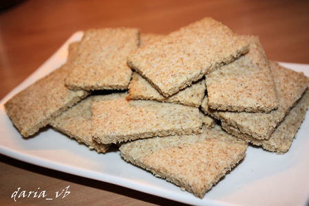 Фото к рецепту: Печенье а-ля graham crackers (как основа для чизкейков и не только)