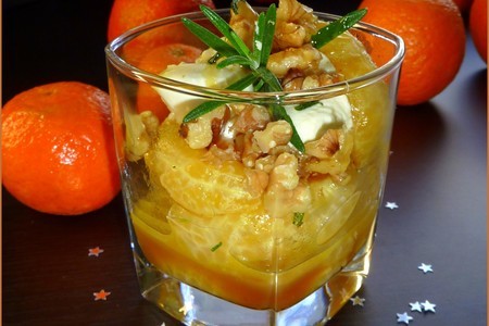 Фото к рецепту: Десерт "мандаринка"
