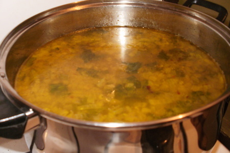 Фото к рецепту: Перловый суп