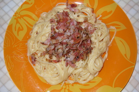 Фото к рецепту: Спагетти  карбонара