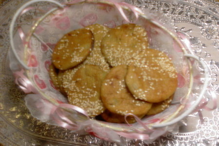 Фото к рецепту: Солёные картофельные печенюхи для тех, кто на посту, и не только...