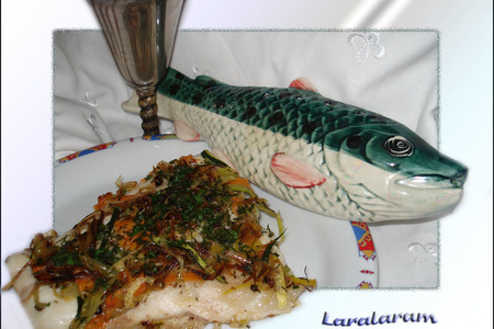 Фото к рецепту: Рыба. вкусная рыба... "односторонний" взгляд на рыбу.