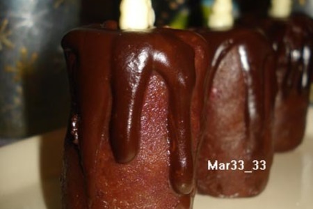 Фото к рецепту: Шоколадные свечи