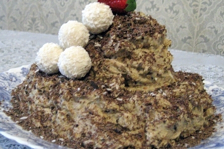 Фото к рецепту: Торт светочка ( без выпечки).