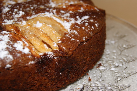 Фото к рецепту: "милопита"-яблочный пирог с шоколадной пастой