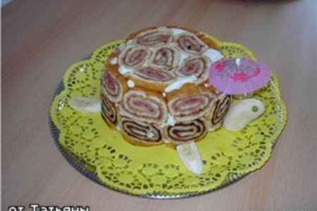 Фото к рецепту: Торт "черепаха тортила"