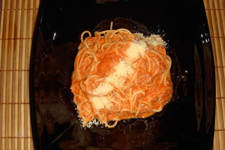 Фото к рецепту: Паста спагетти болонезе