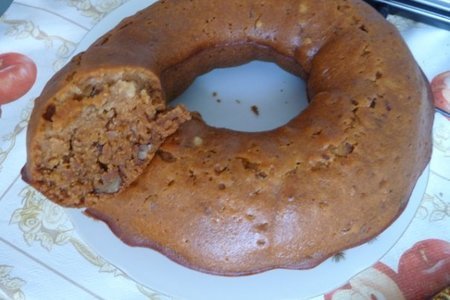 Фото к рецепту: Медовый кексик(очень ароматный и вкусный)