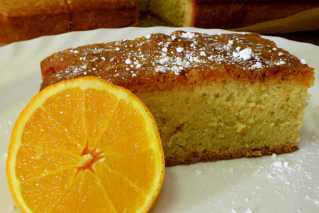 Французский апельсиновый пирог.