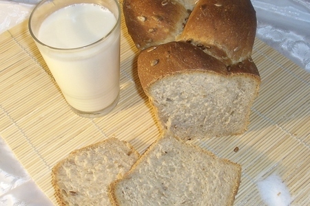 Фото к рецепту: Первосортный хлеб с отрубями