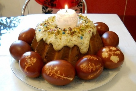 Фото к рецепту: Творожный пирог на пасху с вкуснейшим  кремом