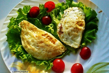 Фото к рецепту: Завтрак для любимого «яичные кошелечки»