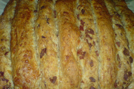 Фото к рецепту: Хлеб   "pa de sant  jordi"