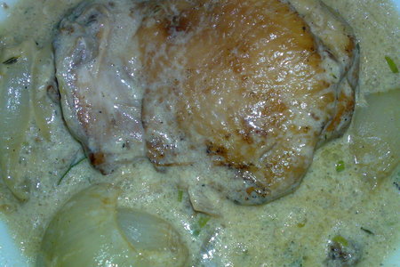 Фото к рецепту: Курятина с тархуном по-французски