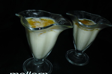 Фото к рецепту: Молочно-цитрусовый десерт "апельсиновые брызги"