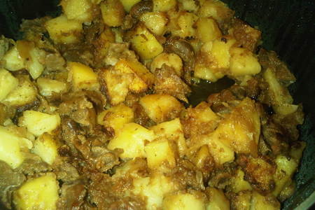 Фото к рецепту: Желудочки с картошкой рецепт для мультиварки