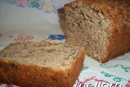 Фото к рецепту: Ржано-пшеничный хлеб с подсолнечником