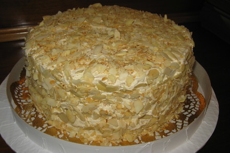 Торт "карамельный" (caramel cream cake)