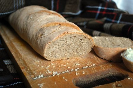 Фото к рецепту: Pain aux céréales - хлеб с семенами (рецепты французских бабушек)