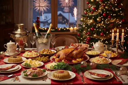 Большая семья за столом: как избежать конфликтов в новогоднюю ночь