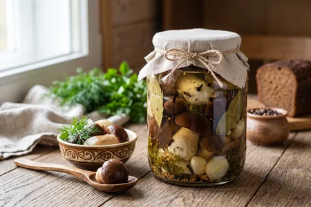 Маринованные белые грибы и подберезовики: универсальный рецепт, чтобы были хрустящими, светлыми и не потемнели