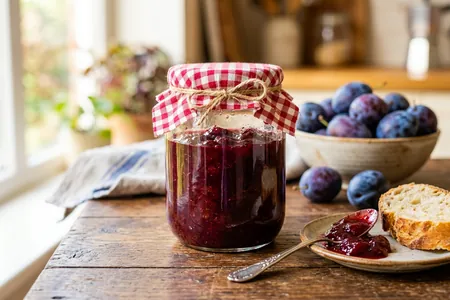 Слива на зиму: 4 лучших рецепта от классического джема с орехами до пикантного соуса ткемали
