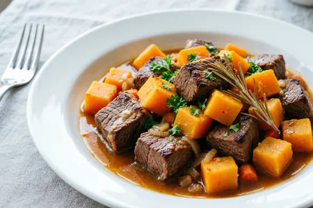 10 проверенных рецептов мясных блюд на сентябрь: от утки с яблоками до тушеной говядины с тыквой