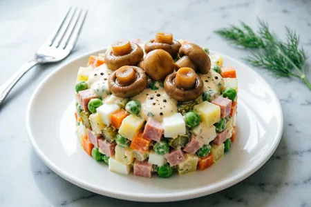 15 лучших рецептов блюд с маринованными грибами и огурцами: от сытных салатов до азу и солянки